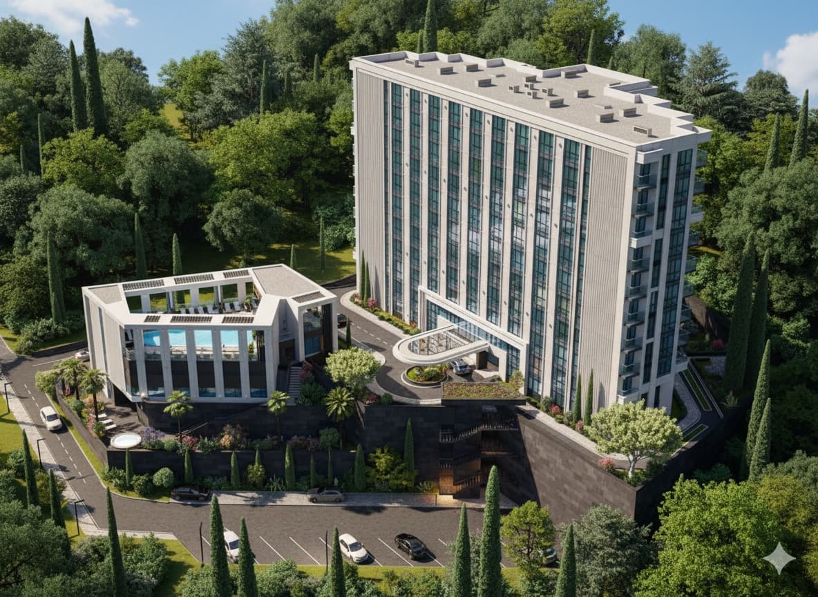ГК Cosmos Hotel Kurortny (Космос Отель Курортный) — жилой комплекс в Адлер, Сочи — фото 1