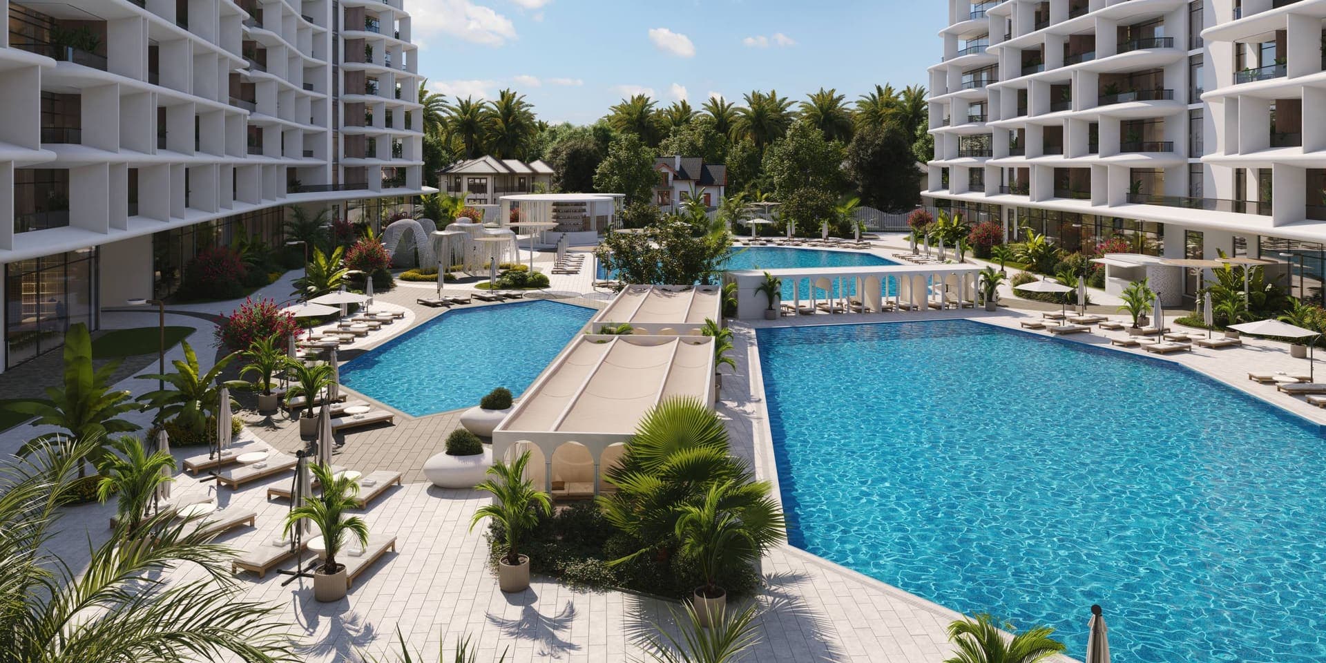ALEAN EMERALD MANDARIN GARDEN 5* (Мандарин Гарден) — жилой комплекс в Адлер, Сочи — фото 1