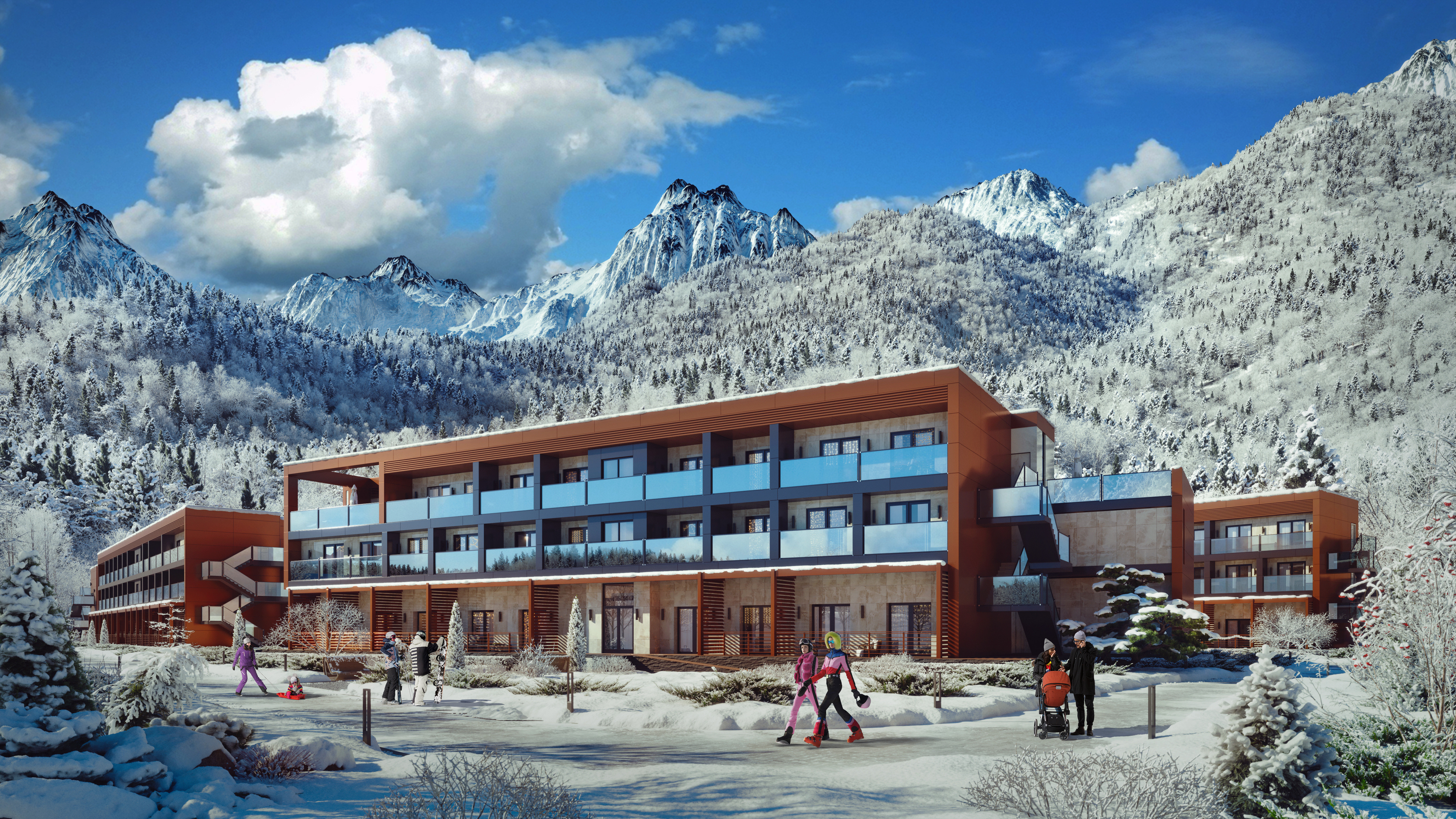 ГК Sun Peak (Сан Пик) — жилой комплекс в Красная Поляна, Сочи — фото 7