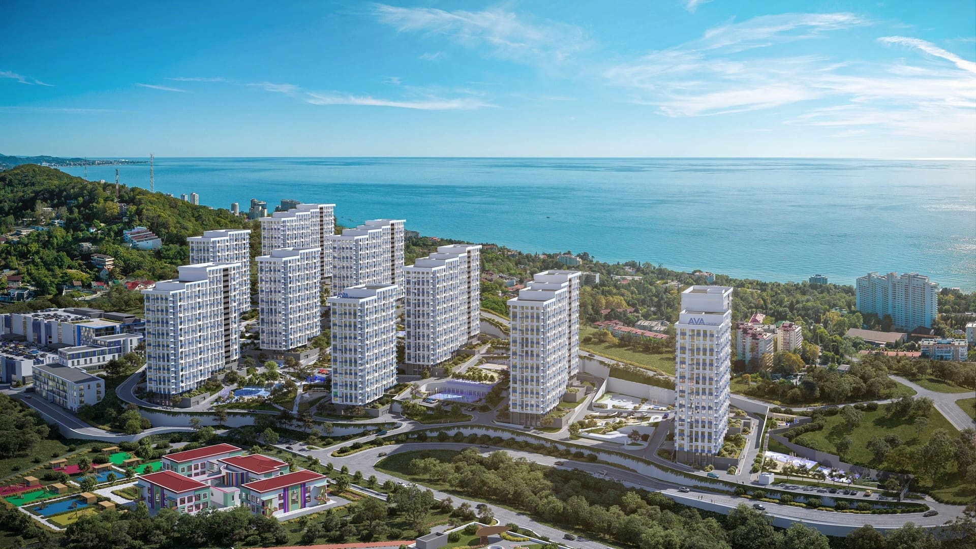 ЖК Кислород (AVA Group) — жилой комплекс в Бытха, Сочи — фото 2