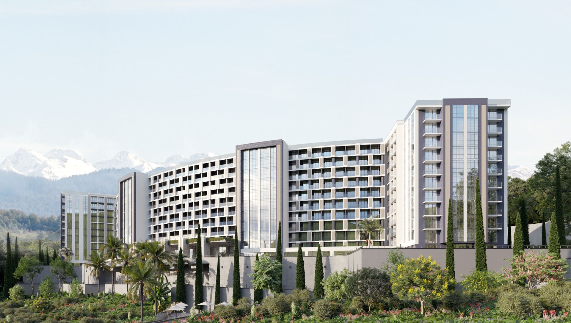 ГК Grand Hotel 5* Marine Garden Sochi (Гранд Отель Марина Гарден) — жилой комплекс в Хоста, Сочи — фото 2