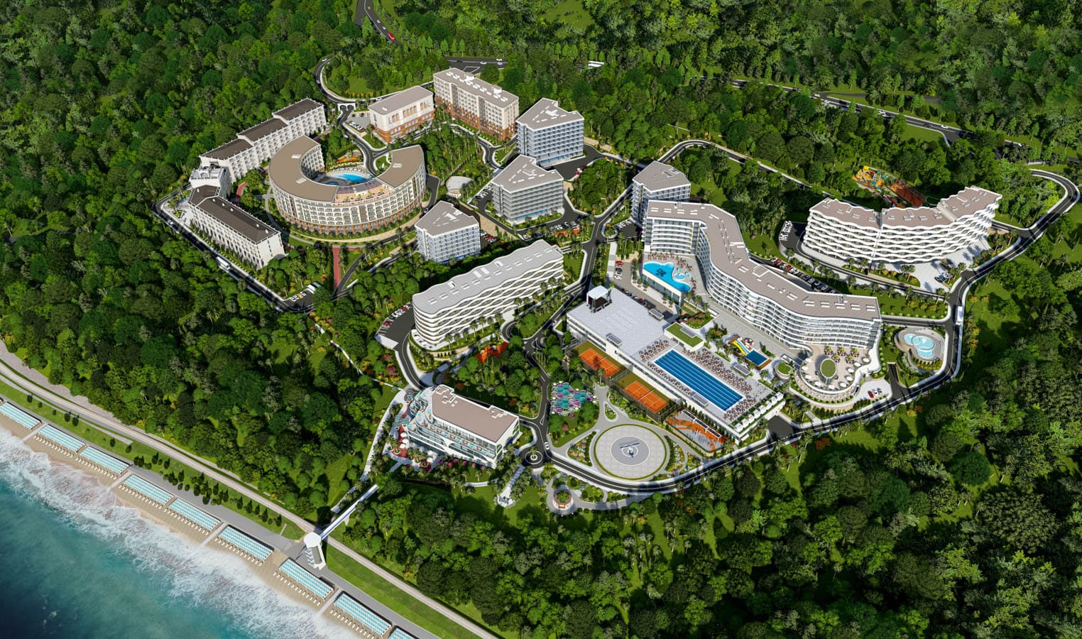 ГК Royal Beach Spa&Resort 5* (Роял Бич) — жилой комплекс в Лазаревское, Сочи — фото 5