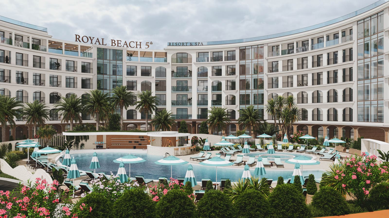 ГК Royal Beach Spa&Resort 5* (Роял Бич) — жилой комплекс в Лазаревское, Сочи — фото 3