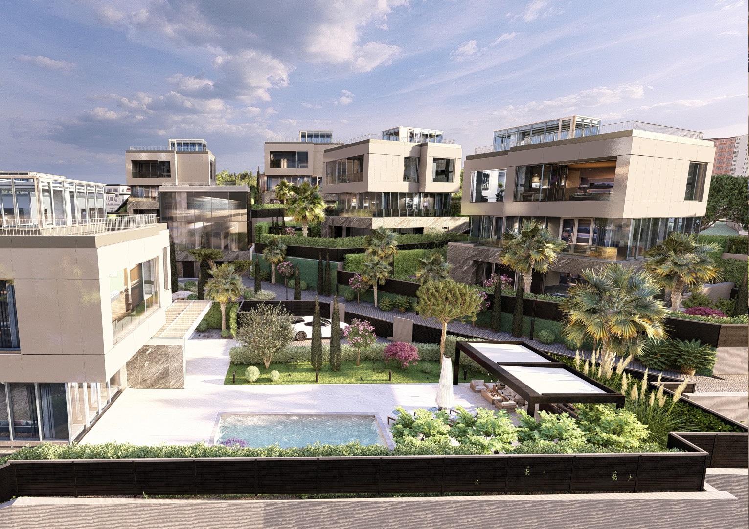 КП Nesta Urban Villas (Неста Городские Виллы) — коттеджный посёлок в Мамайка, Сочи — фото 2