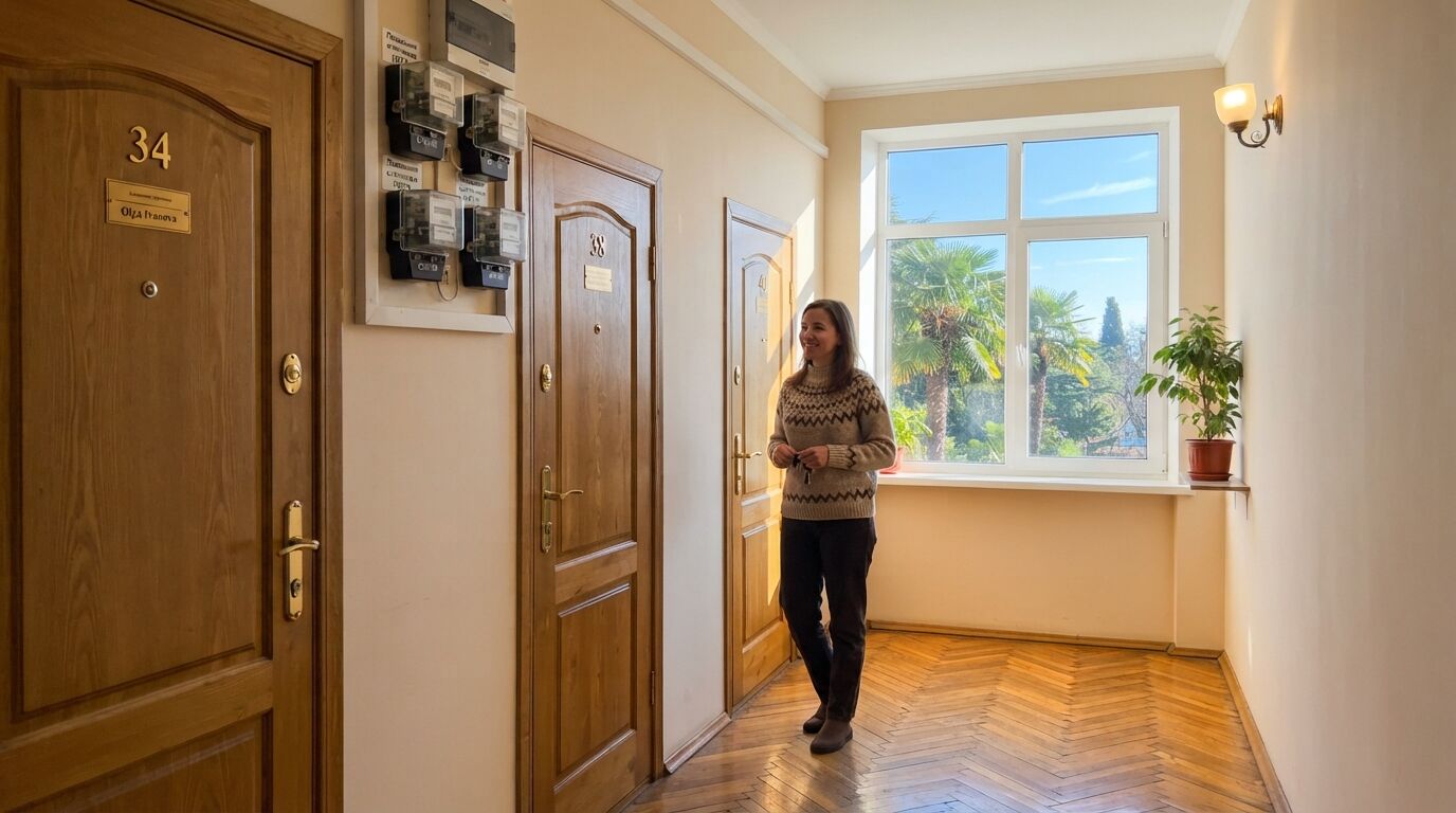 Комната в коммунальной квартире в Сочи — иллюстрация REALTY 5