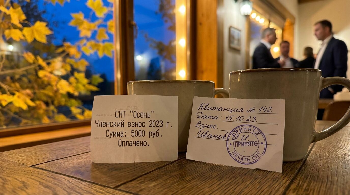 Взносы в СНТ — иллюстрация REALTY 5